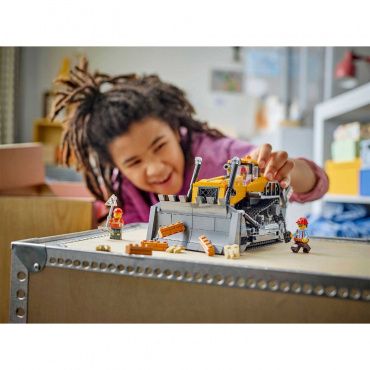 60466 Конструктор Сити "Желтый бульдозер"