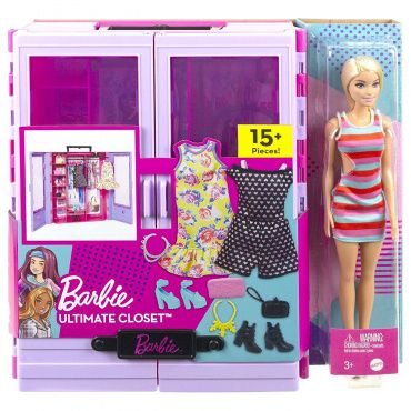 HJL66 Кукла Барби с гардеробом