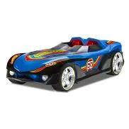 90531 Игрушка Машинка Hot Wheels на бат. свет+звук электромех. синяя. 25 см