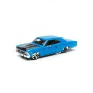 31333 Машинка die-cast 1966 Chevelle SS 396, 1:24, синяя, открывающиеся двери