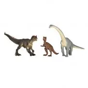AMD4044 Набор динозавров: брахиозавр, детеныш тираннозавра, аллозавр