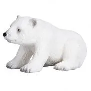 AMW2032 Игрушка. Фигурка животного "Белый медвежонок (сидящий)"