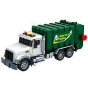 FT1202614 "Городская техника" фрикц. машина мусоровоз с кабиной-капотом, 32см, свет,звук, Funky Toys