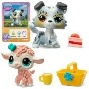 00708_LPS Игровой набор "Пара друзей" Пикник у коттеджа (2 фигурки: Колли и Овечка)