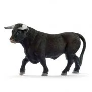 13875 Игрушка. Фигурка животного "Черный бык"