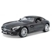 31398 Машинка die-cast Mercedes-AMG GT, 1:18, чёрная, открывающиеся двери