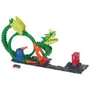 HDP03 Игровой набор Hot Wheels Сити Огненный бой с драконом