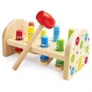 E0529_HP Развивающая игрушка "Стучалка" Радужная колотушка с молотком