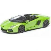 39124 DIY машинка с отверткой die-cast Lamborghini Aventador LP 700-4 Roadster, 1:24, зелёная