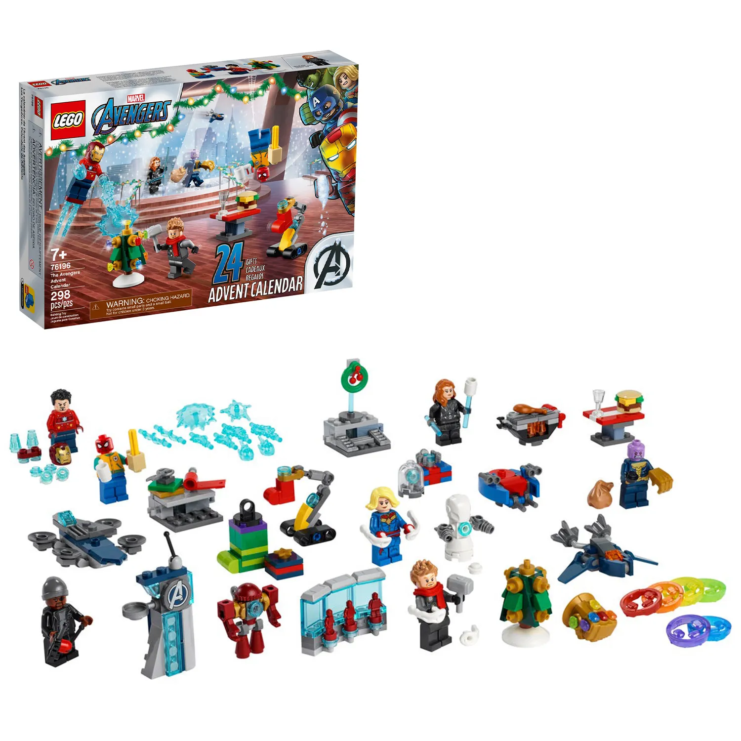 Купить в Минске Lego (Лего) Конструктор Мстители «Новогодний календарь»  76196