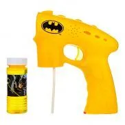 Т22201 Игрушка 1toy Batman, мыл. пистолет на бат., свет. эффекты, 60 мл, блистер (21,5*4,5*18,5)