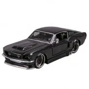 39094 DIY машинка с отверткой die-cast 1967 Ford Mustang GT, 1:24, чёрная, открывающиеся двери