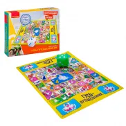 ВВ2608 Обучающие игры Bondibon Игра-ходилка «Гусь-путешественник», серия игр большого размера,