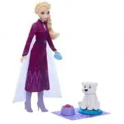 JFG16 Игрушка. Кукла Disney Frozen "Эльза с медведем и аксессуарами"