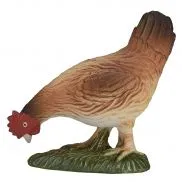 AMF1015 Игрушка. Фигурка животного "Курица (клюющая)"