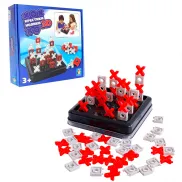 Т14945 1toy Игродом Игра "крестики-нолики" 3D, размер 22*21*5,6 см