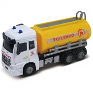 FT61082 Игрушка Бензовоз, кабина die-cast, инерционный механизм, свет, звук, 1:43 Funky toys