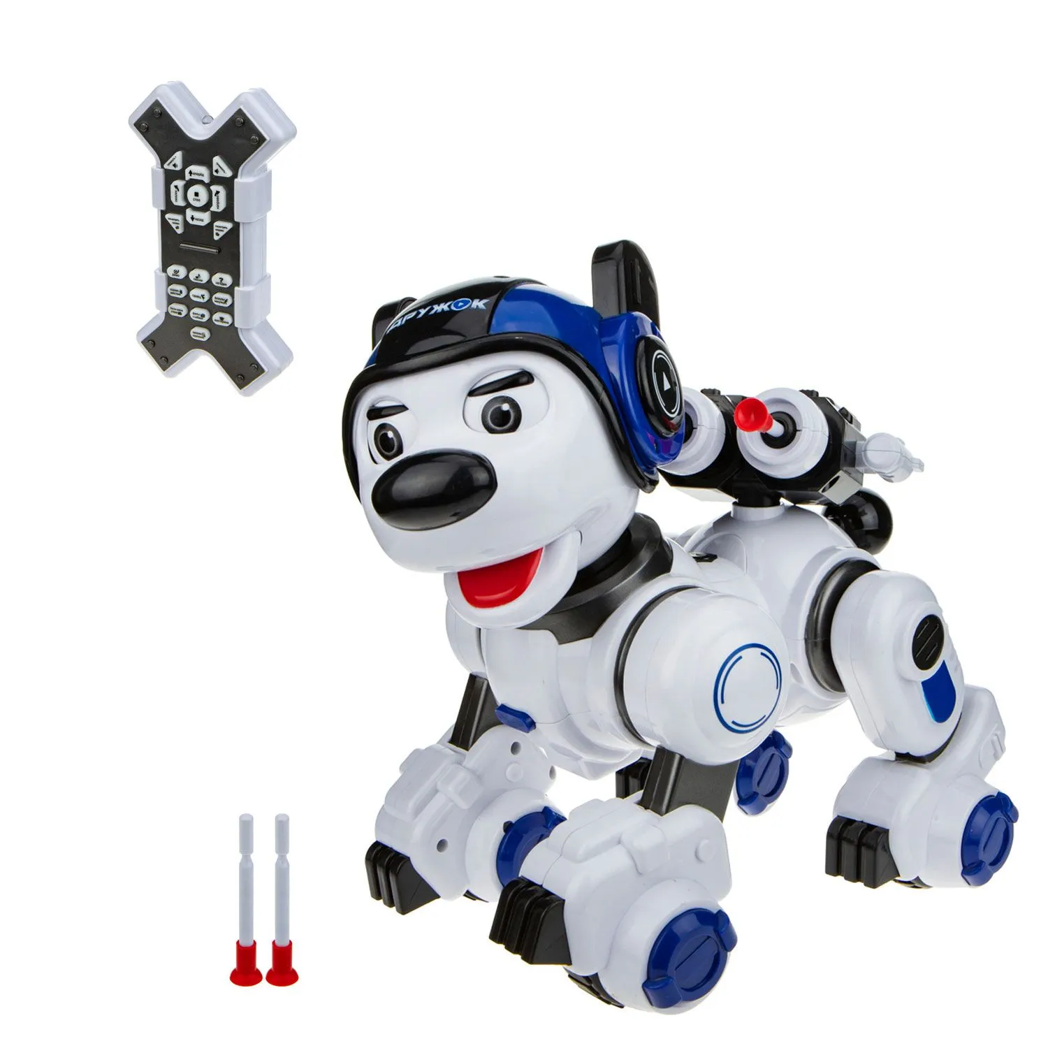 Купить в Минске, интерактивные Т16453 1toy Игрушка Дружок, интерактивный,  радиоуправляемый робот-щенок (песни,стихи,викторины, цена